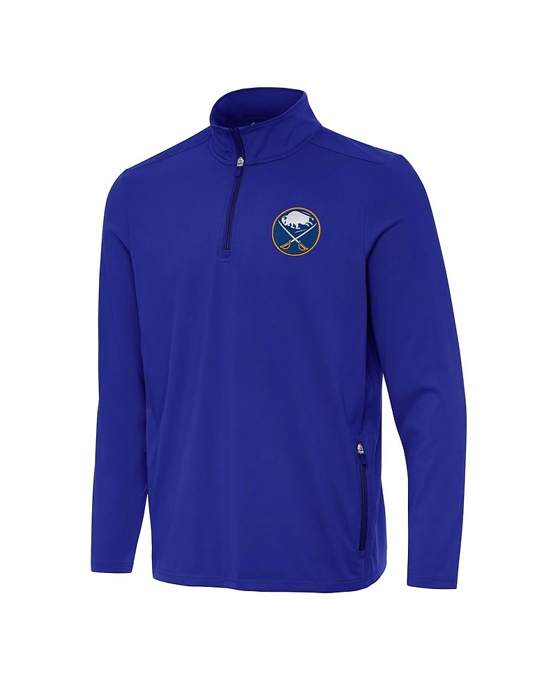 Antigua Men's Royal Buffalo Sabres Perilous Quarter-Zip Sweatshirt