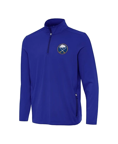 Antigua Men's Royal Buffalo Sabres Perilous Quarter-Zip Sweatshirt