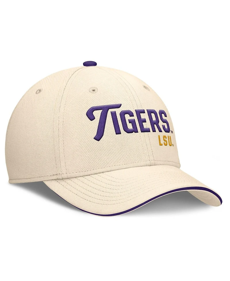 Nike Men's Natural Lsu Tigers 2026 Primetime Swooshflex Hat