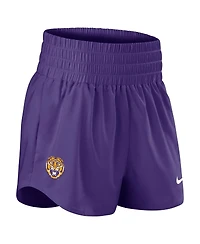 Nike Women's Purple Lsu Tigers Performance One Dri-fit High-Rise Shorts