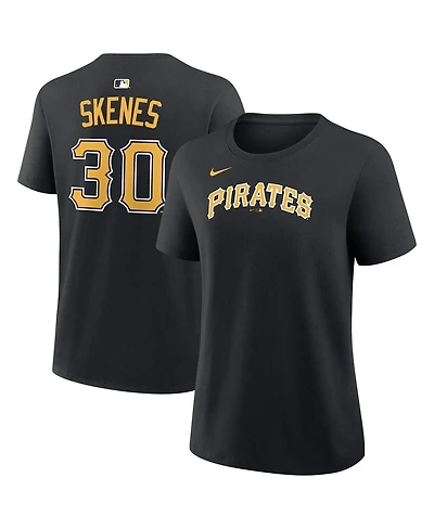 Nike Women's Paul Skenes Black Pittsburgh Pirates Name and Number T-Shirt