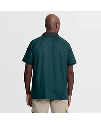 Fanatics Men's Midnight Green/Black Philadelphia Eagles Homerun Raglan V-Neck Polo Shirt