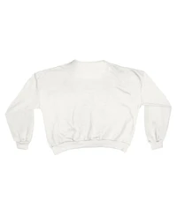 Pressbox Women's White Penn State Nittany Lions Oversized Janice Waist-Length Sweatshirt