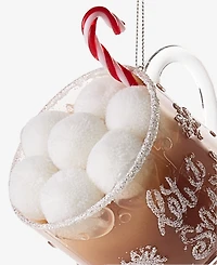 Holiday Lane Christmas Cheer Coffee Cup with Candy Cane Ornament, Macy's Exclusive