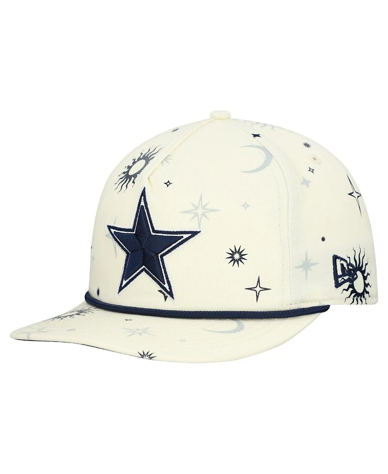 New Era Men's Stone Dallas Cowboys Celestial Golfer Snapback Hat