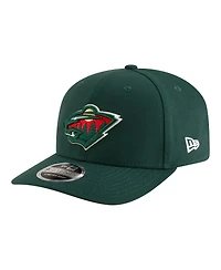 New Era Men's Green Minnesota Wild 9SEVENTY Stretch-Snap Adjustable Hat
