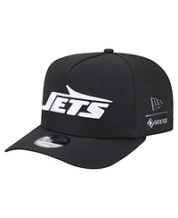 New Era Men's Black New York Jets Gore-Tex A-Frame 9FIFTY Adjustable Hat