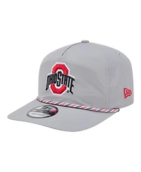 New Era Men's Gray Ohio State Buckeyes 19TWENTY Adjustable Hat
