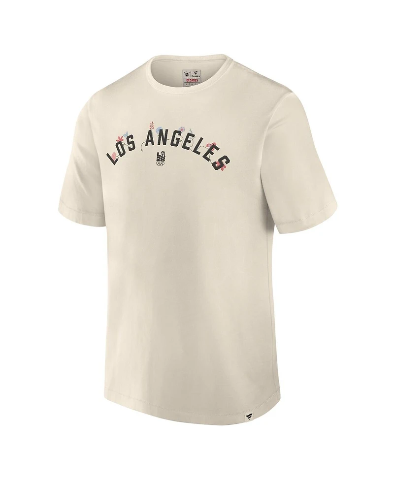 Fanatics Men's Cream LA28 Summer Olympics Bloom T-Shirt