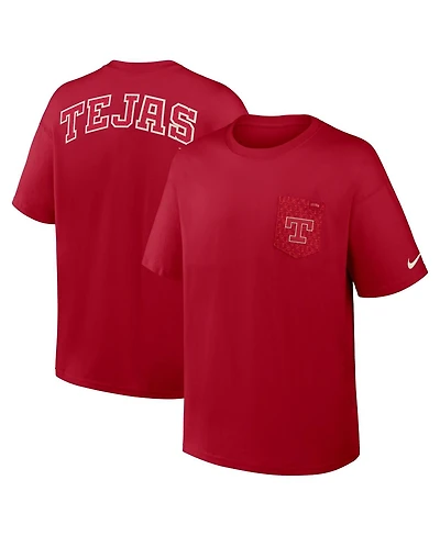 Nike Men's Red Texas Rangers City Connect Max90 Pocket T-Shirt