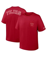 Nike Men's Red Texas Rangers City Connect Max90 Pocket T-Shirt