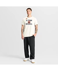 Nike Men's Cream Houston Astros Cooperstown Collection ‘70s-Inspired T-Shirt