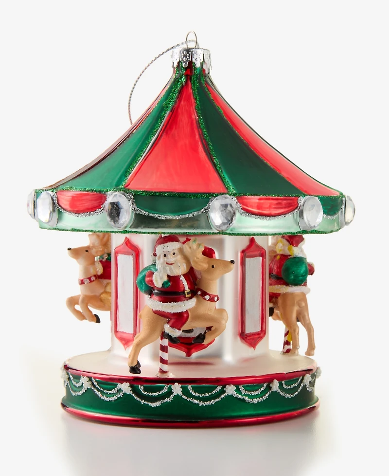Holiday Lane Christmas Cheer Merry-Go-Round Ornament, Macy's Exclusive