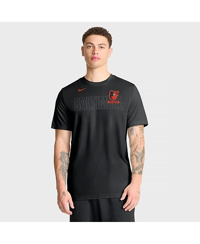 Nike Men's Black Baltimore Orioles Knockout Team Legend Dri-fit T-Shirt