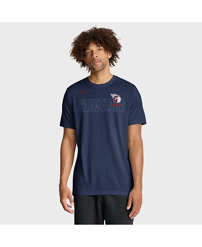 Nike Men's Navy Cleveland Guardians Knockout Team Legend Dri-fit T-Shirt
