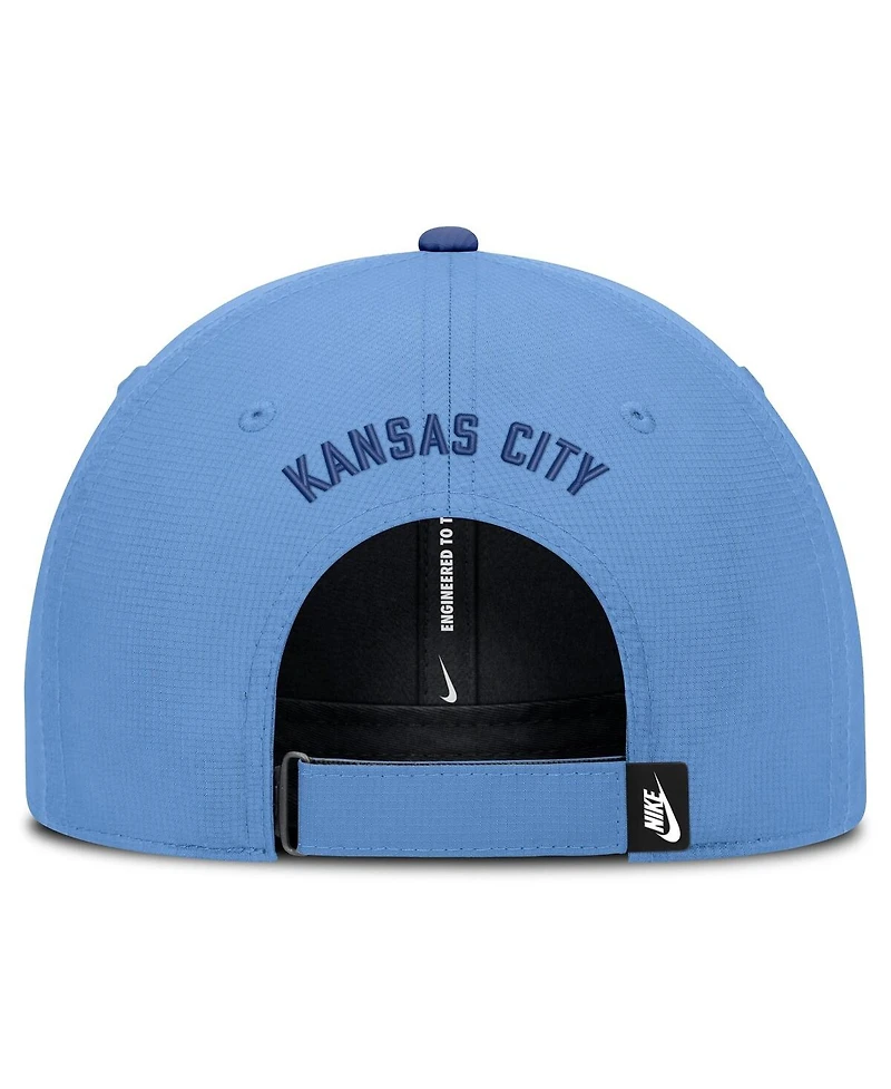 Nike Men's Light Blue Kansas City Royals Cooperstown Club Dri-fit Adjustable Hat