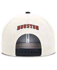 Nike Men's Cream/Navy Houston Astros Cooperstown Pro Dri-fit Snapback Hat