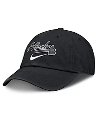 Nike Men's Black Atlanta Braves Primetime Club Adjustable Hat