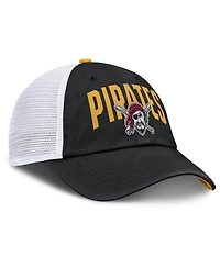 Nike Men's Black Pittsburgh Pirates Primetime Club Adjustable Trucker Hat