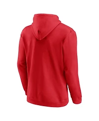 Logo Athletic Men's Red Carolina Hurricanes Essential Hoodie