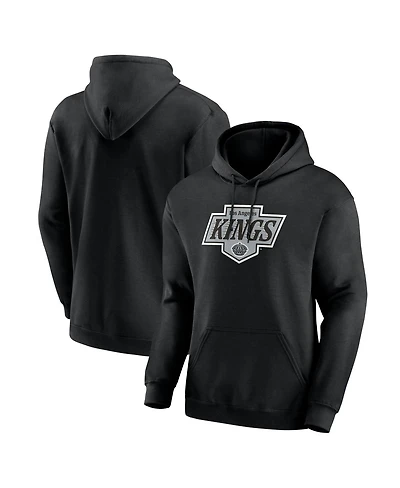 Logo Athletic Men's Black Los Angeles Kings Essential Hoodie