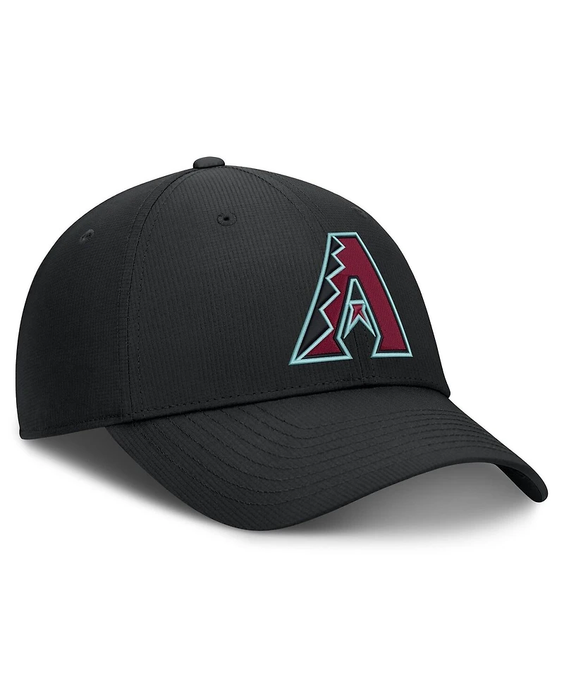 Nike Men's Black Arizona Diamondbacks Dri-fit Club Adjustable Hat