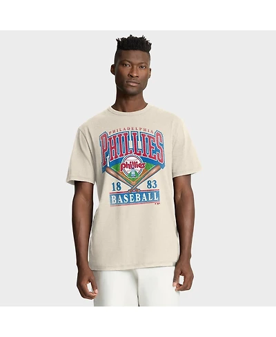 Fanatics Men's Tan Philadelphia Phillies Stadium Slub T-Shirt