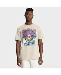 Fanatics Men's Tan Philadelphia Phillies Stadium Slub T-Shirt