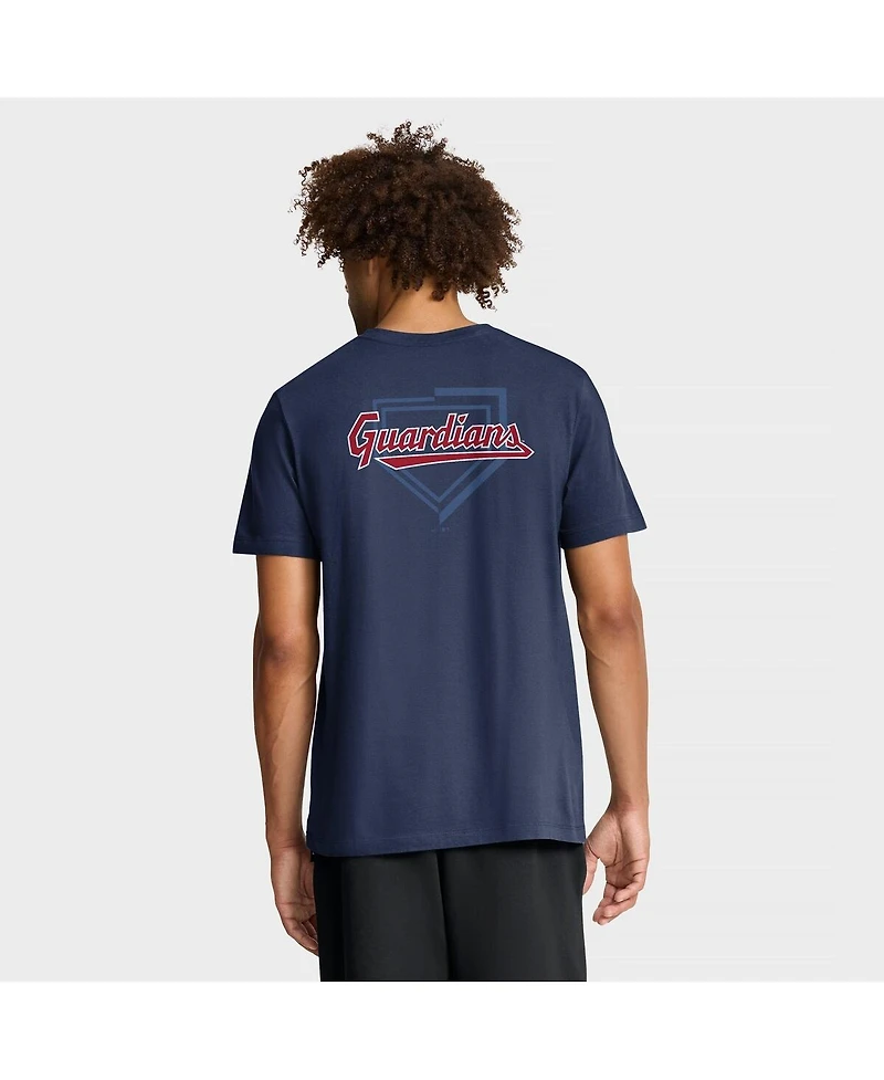 Nike Men's Navy Cleveland Guardians Primetime 2-Hit T-Shirt