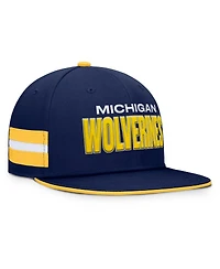 Fanatics Men's Navy Michigan Wolverines Pick Off Fitted Hat