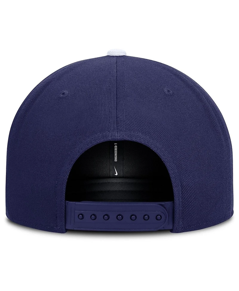 Nike Men's Royal/White Los Angeles Dodgers Primetime Pro Dri-fit Snapback Hat
