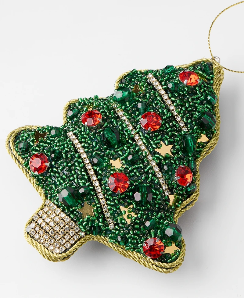 Holiday Lane Christmas Cheer Jeweled Tree Ornament, Macy's Exclusive