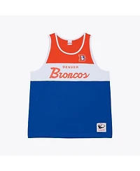 Mitchell & Ness Men's Royal/Orange Denver Broncos Head Coach Tank Top
