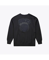 Mitchell & Ness Men's Black New York Knicks Phantom Fleece Sweatshirt