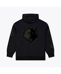 Mitchell & Ness Men's Black Minnesota Timberwolves Phantom Fleece Hoodie