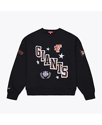 Mitchell & Ness Women's Black San Francisco Giants Pep Rally Sweatshirt