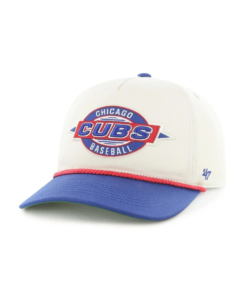 '47 Brand Men's Natural Chicago Cubs Frame Out Hitch Adjustable Hat