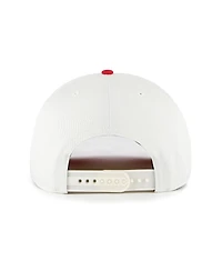 '47 Brand Men's White Ohio State Buckeyes Contemporary Basics Two-Tone Hitch Adjustable Hat