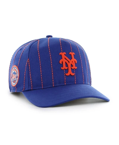 '47 Brand Men's x Rawlings Royal New York Mets Pinstripe Hitch Adjustable Hat