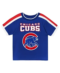 Outerstuff Toddler 2-Piece Royal Chicago Cubs Ground Ball T-Shirt and Shorts Set