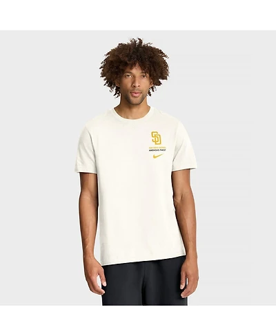Nike Men's Cream San Diego Padres Primetime 2-Hit T-Shirt