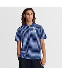 Nike Men's Royal/White Los Angeles Dodgers Striped Victory Dri-fit Polo Shirt