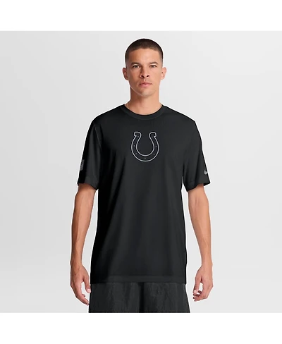 Nike Men's Black Indianapolis Colts Sideline Lead The Charge Legend Dri-fit T-Shirt