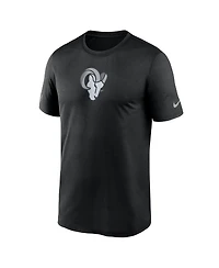 Nike Men's Black Los Angeles Rams Sideline Lead The Charge Legend Dri-fit T-Shirt