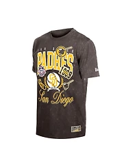 New Era Men's Brown San Diego Padres Mineral Wash T-Shirt