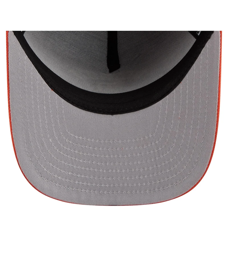 New Era Men's Navy/Orange Detroit Tigers Arched A-Frame 9FIFTY Adjustable Hat