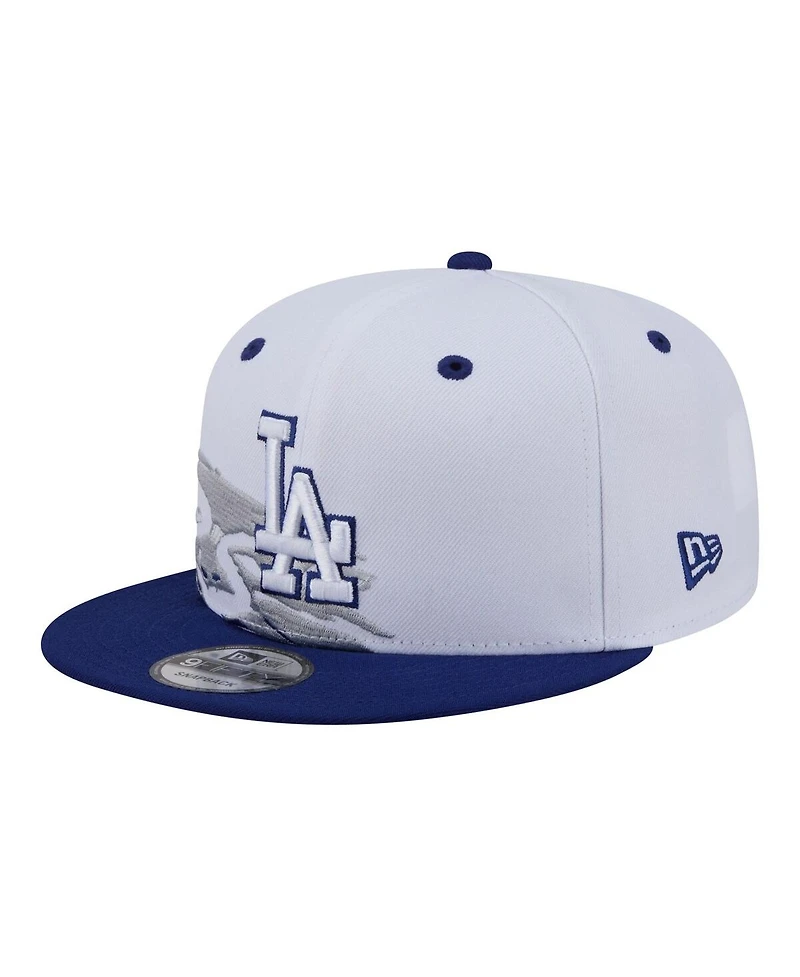New Era Men's White/Royal Los Angeles Dodgers 9FIFTY Snapback Hat