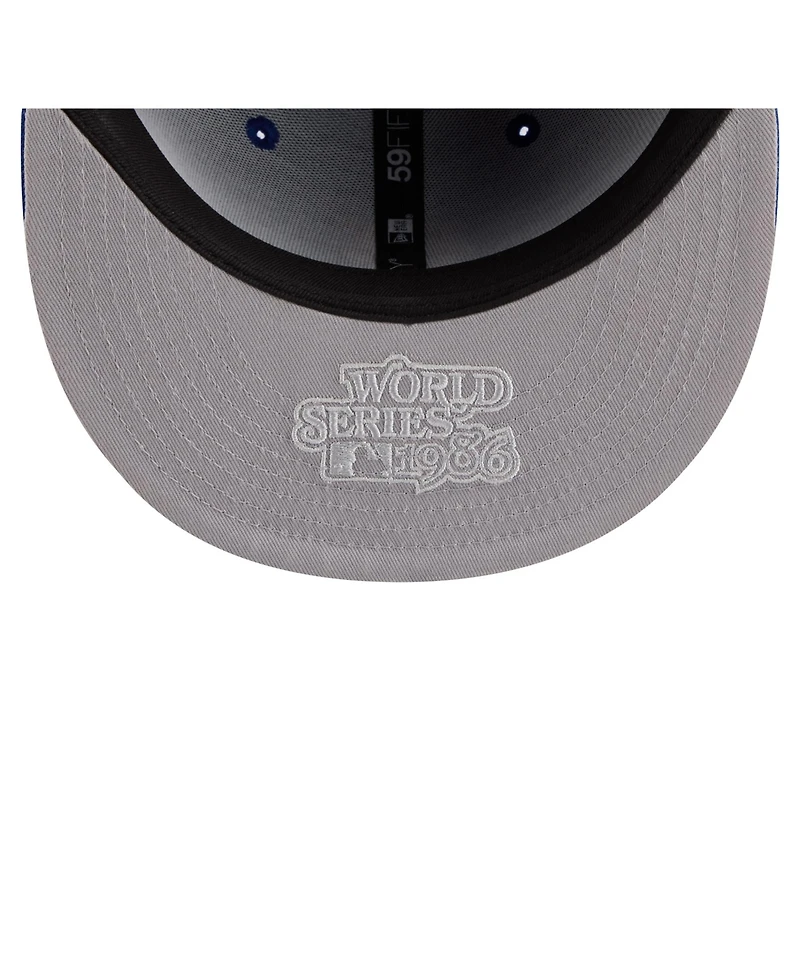 New Era Men's Royal York Mets Hidden Hit 59FIFTY Fitted Hat