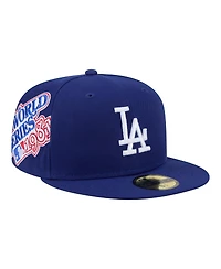 New Era Men's Royal Los Angeles Dodgers Hidden Hit 59FIFTY Fitted Hat
