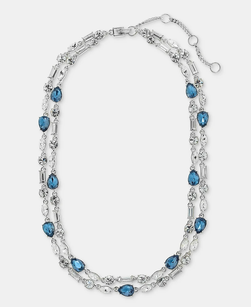 Givenchy Crystal Layered Collar Necklace, 16-1/4" + 3" extender